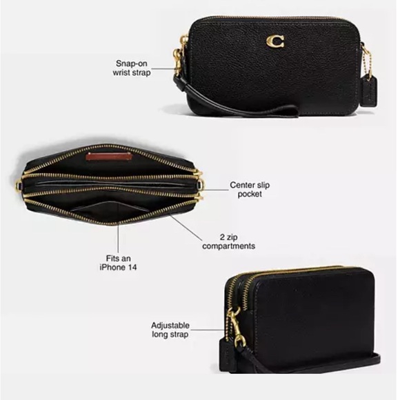 LIKE NEW COACH KIRA CROSSBODY with signature canvas. - Picture 12 of 12